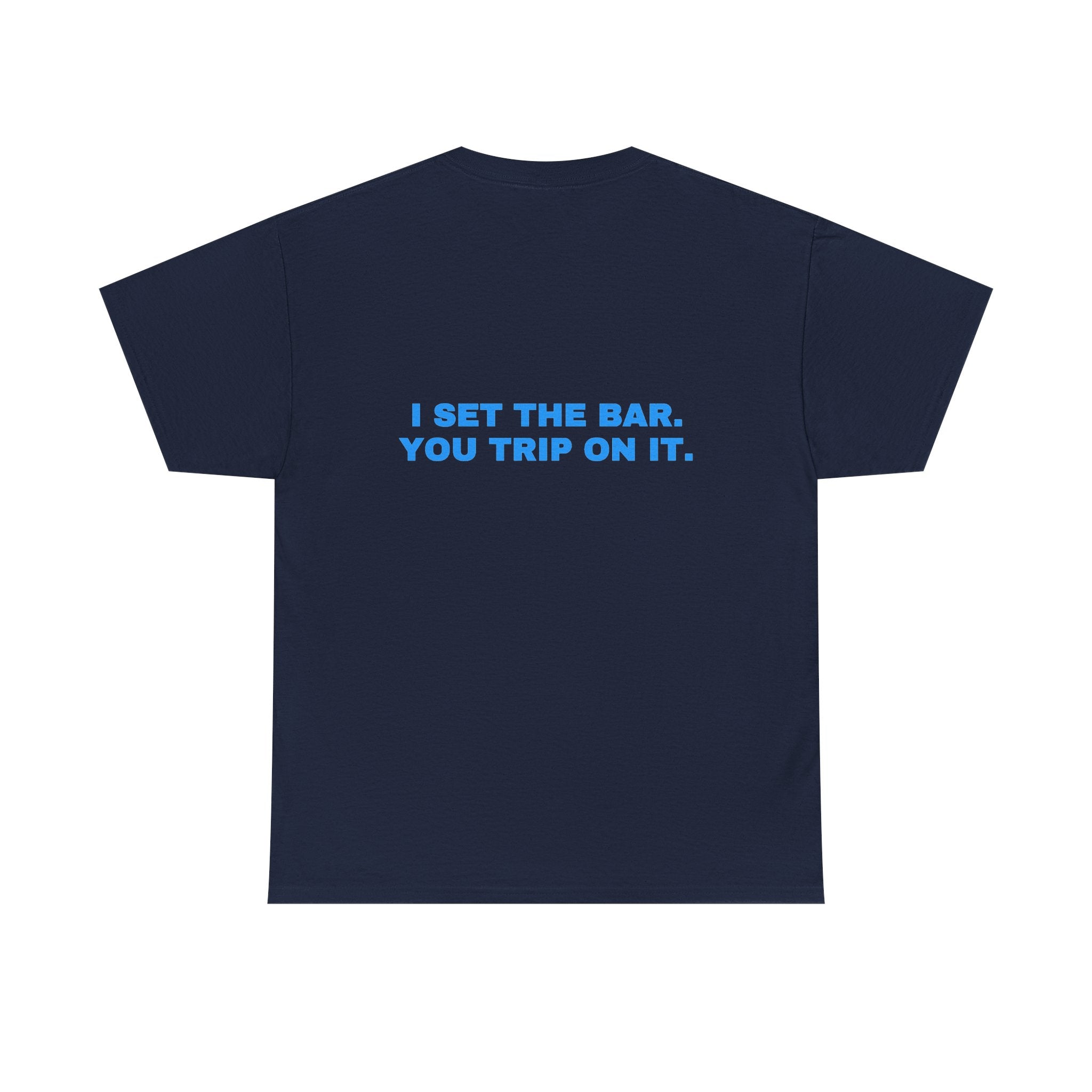 I set the bar. You trip on it. Sky print (dark)