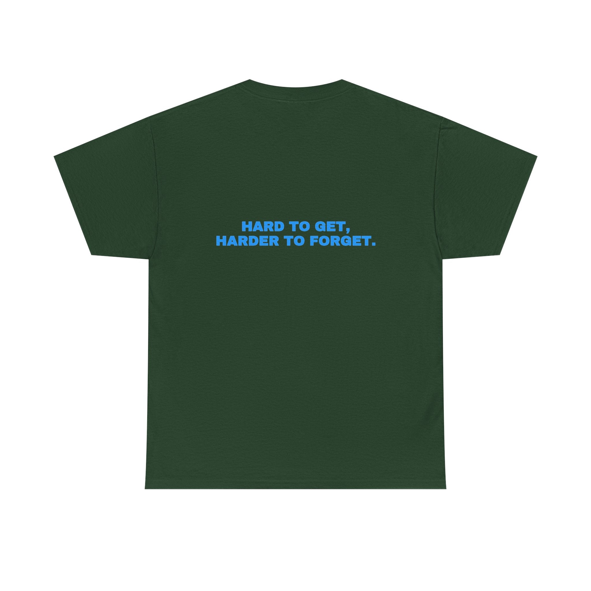 Hard to get, harder to forget. Sky print (dark)