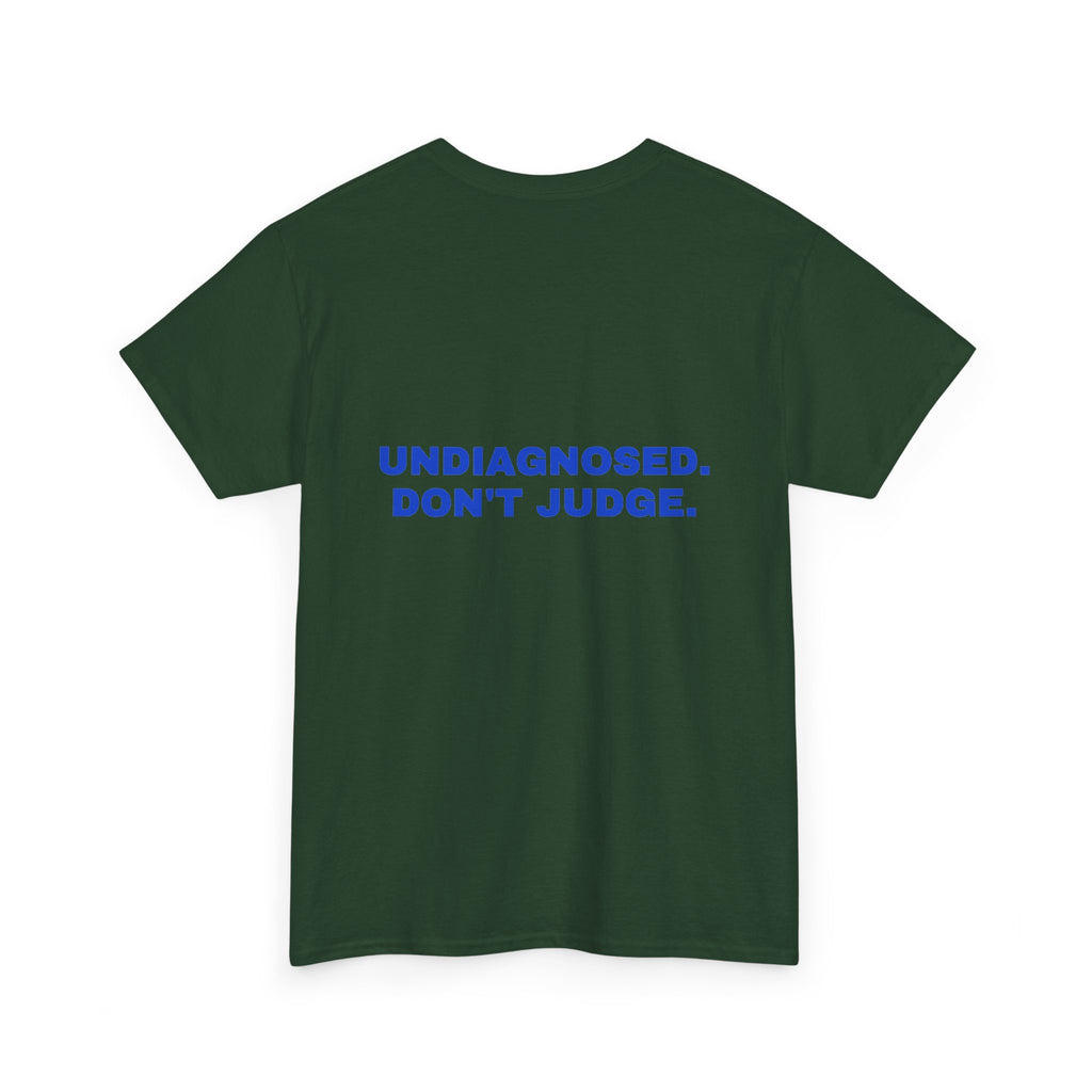 Undiagnosed. Don't judge. Cobalt print (dark)