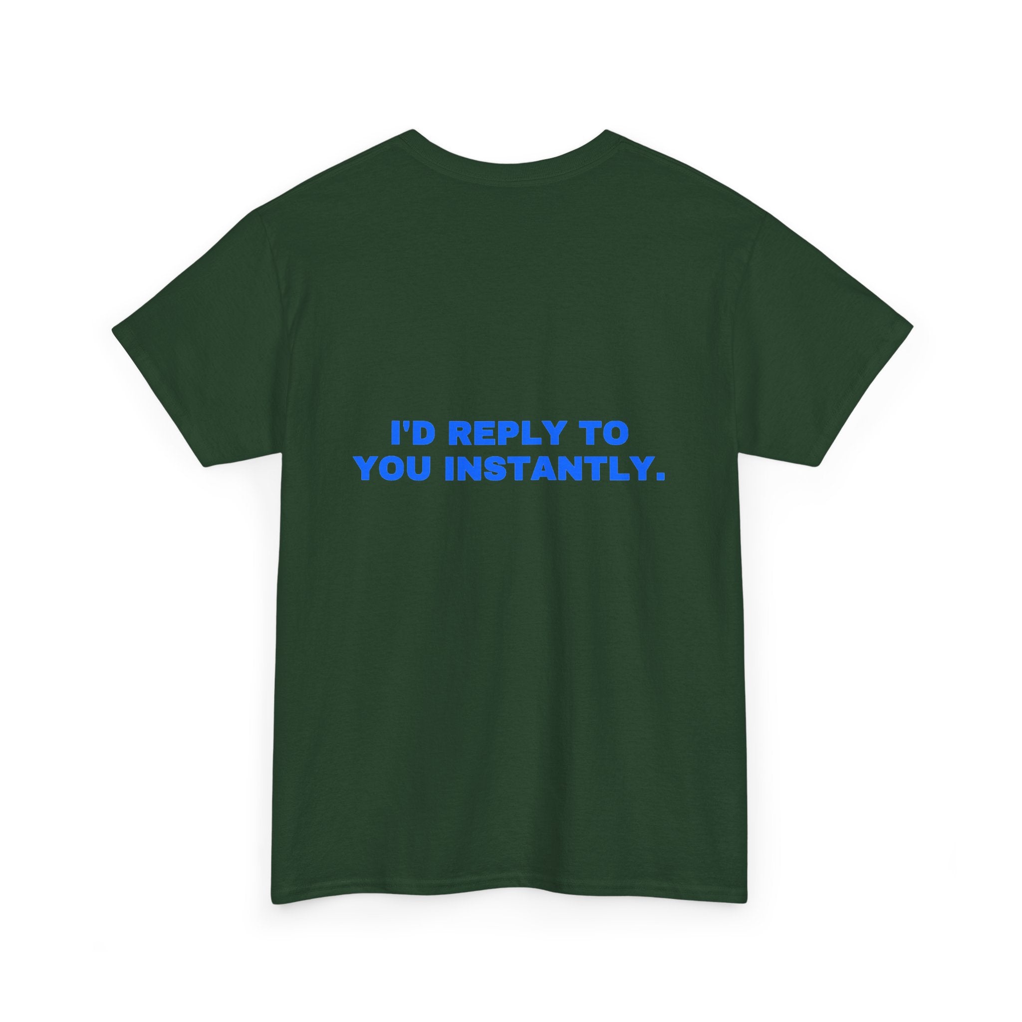 I'd reply to you instantly. Royal print (dark)