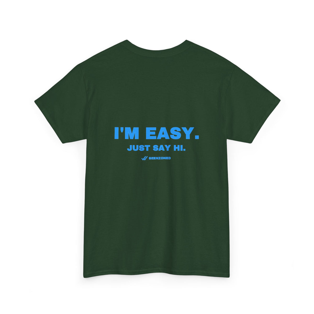 I'm easy. Just say hi. Sky print (dark)