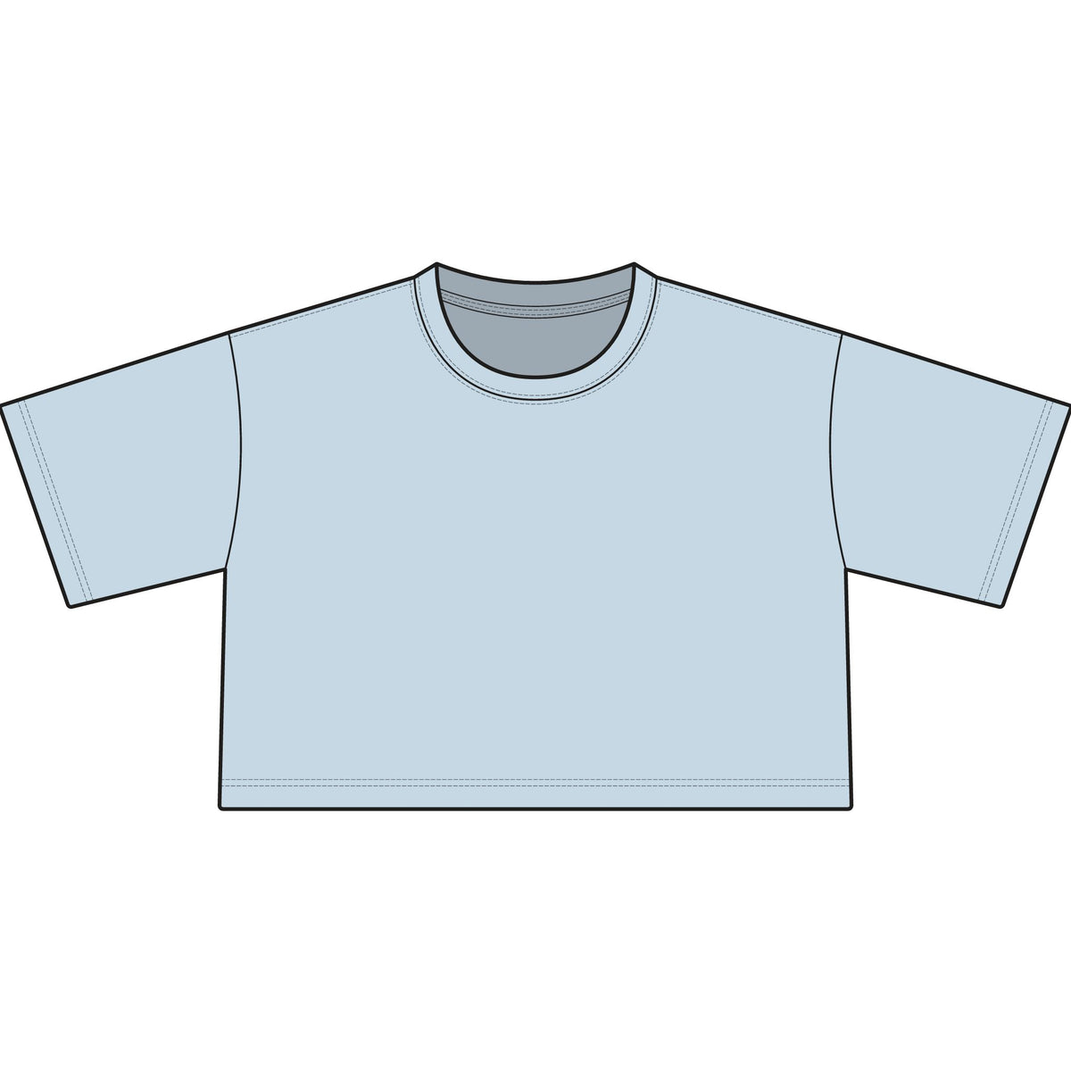 I will leave you on read. Crop Tee