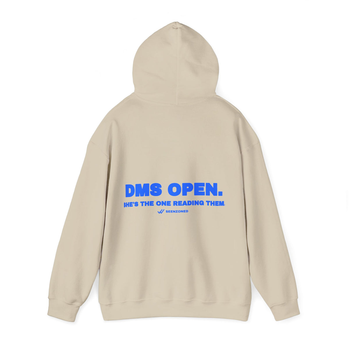 DMs open. She's the one reading them. Hoodie
