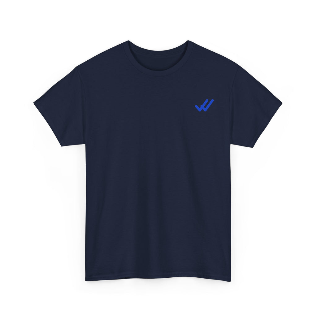 Allergic to the second date. Cobalt print (dark)
