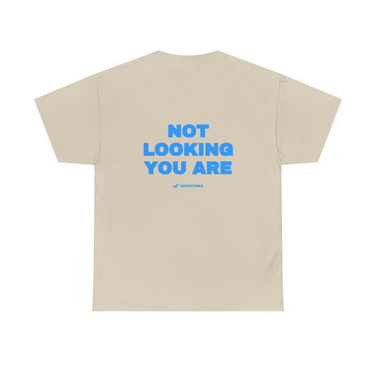 Not looking. You are. Tee · Sky