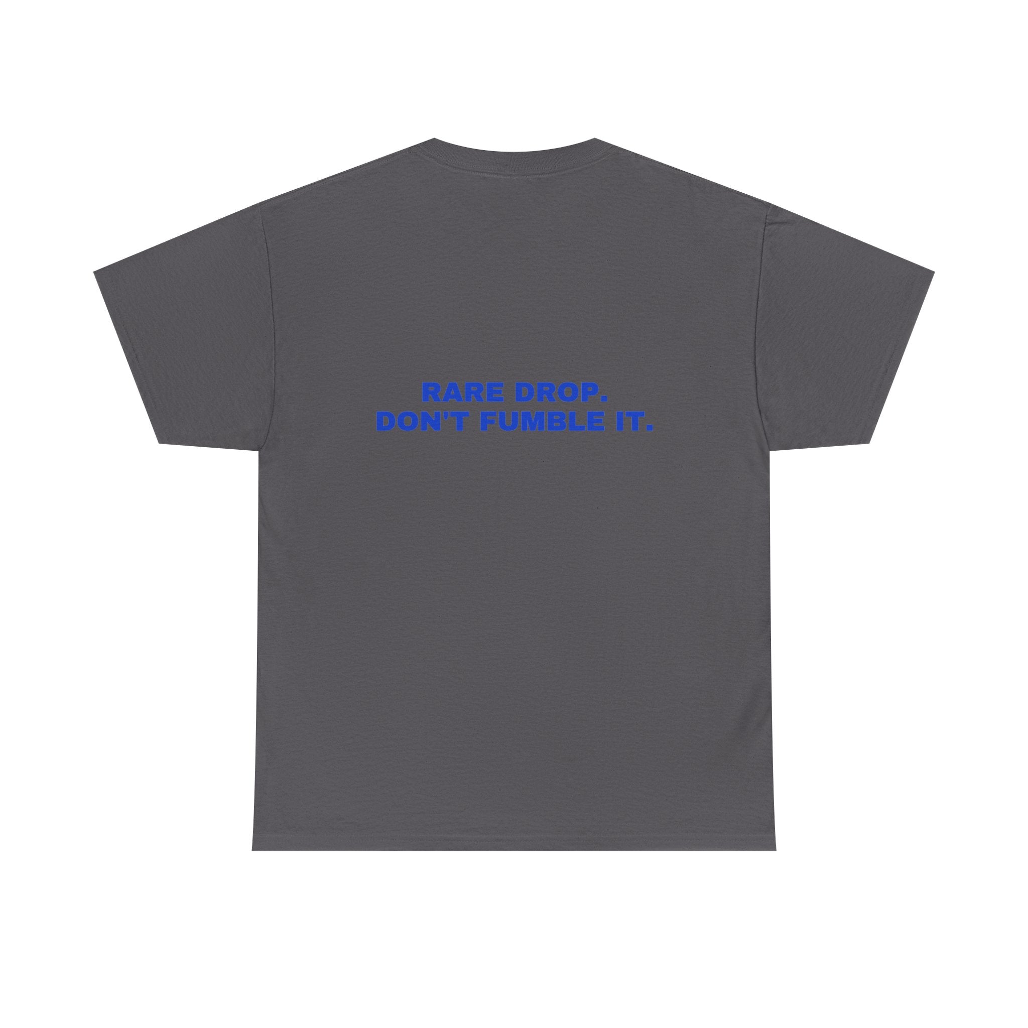 Rare drop. Don't fumble it. Cobalt print (dark)
