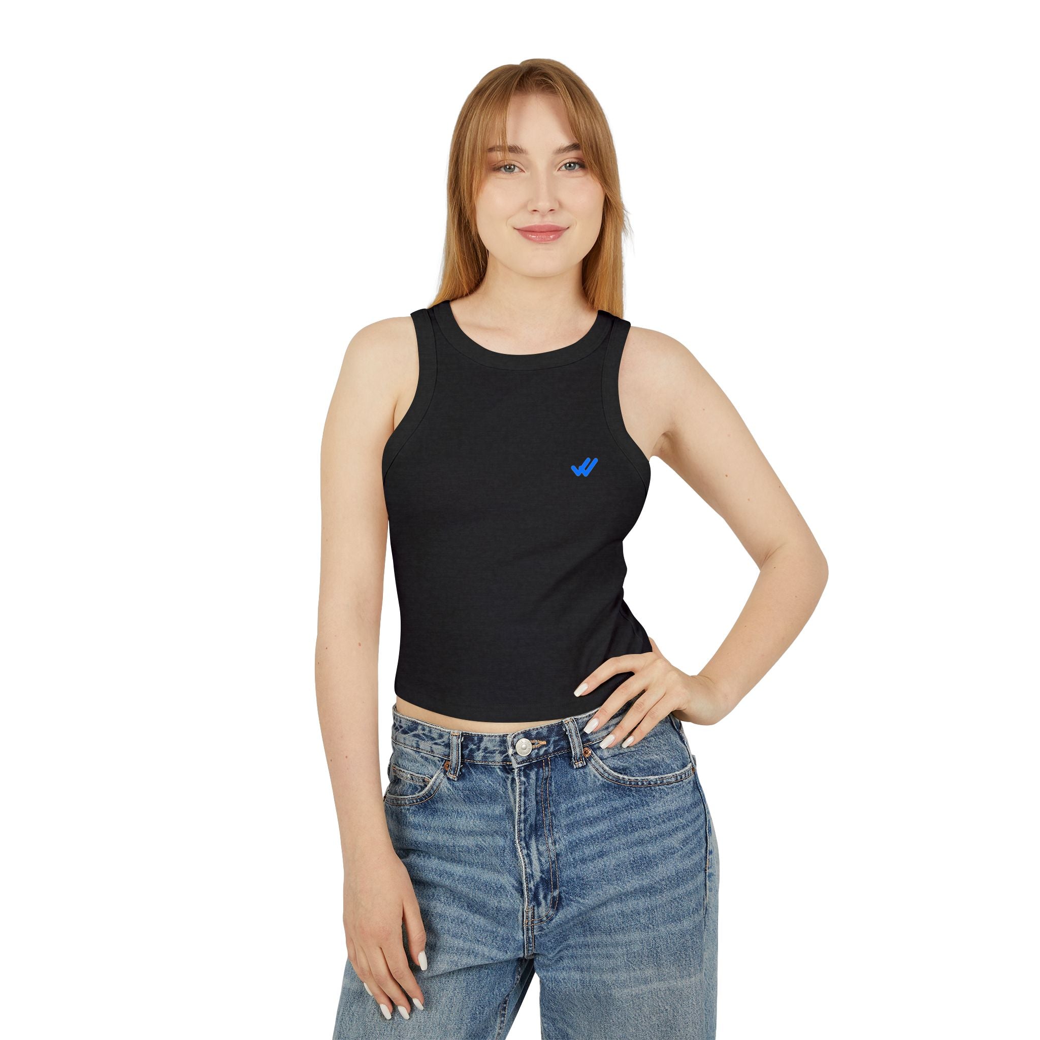 Easy to want, expensive to keep. Statement Ribbed Crop Tank - Funny Flirty Dating Gift for Her | Seen Zoned